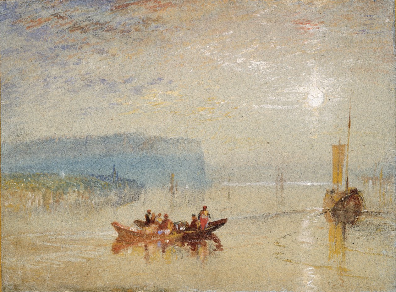 Scène sur la Loire, près des Coteaux de Mauves, c. 1830 - Joseph Mallord William Turner