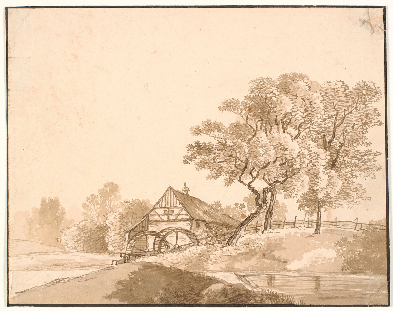 Un moulin à Lausanne - J.P. Møller