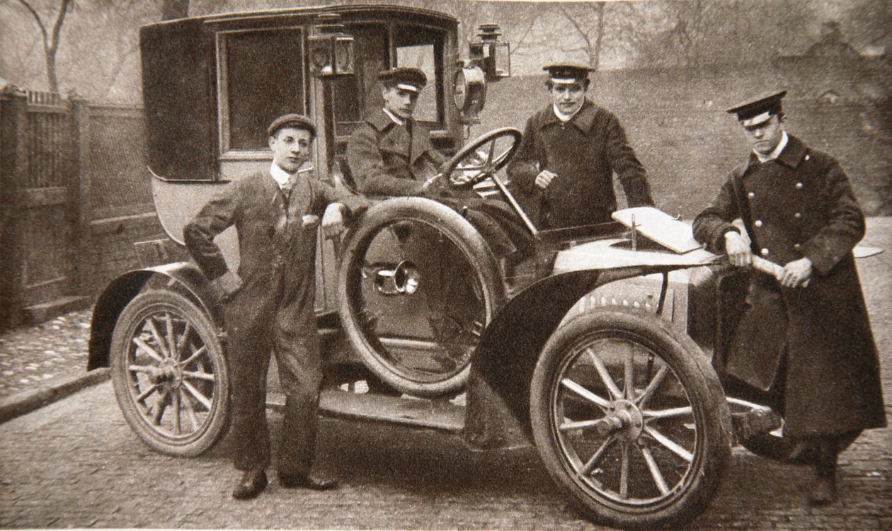 Premier taxi à Liverpool, Merseyside, 1906 - JP Wood