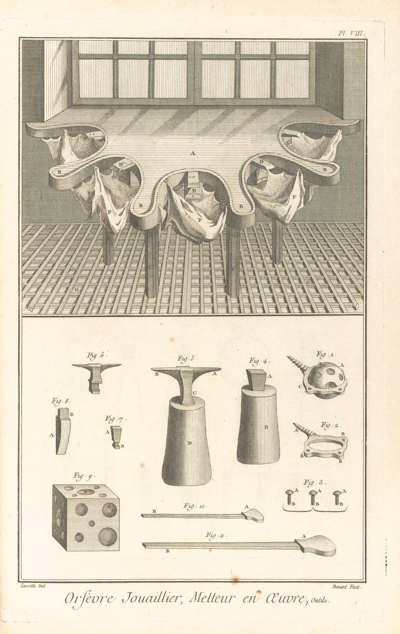 Orfèvre-joaillier, metteur en œuvre, illustration de 