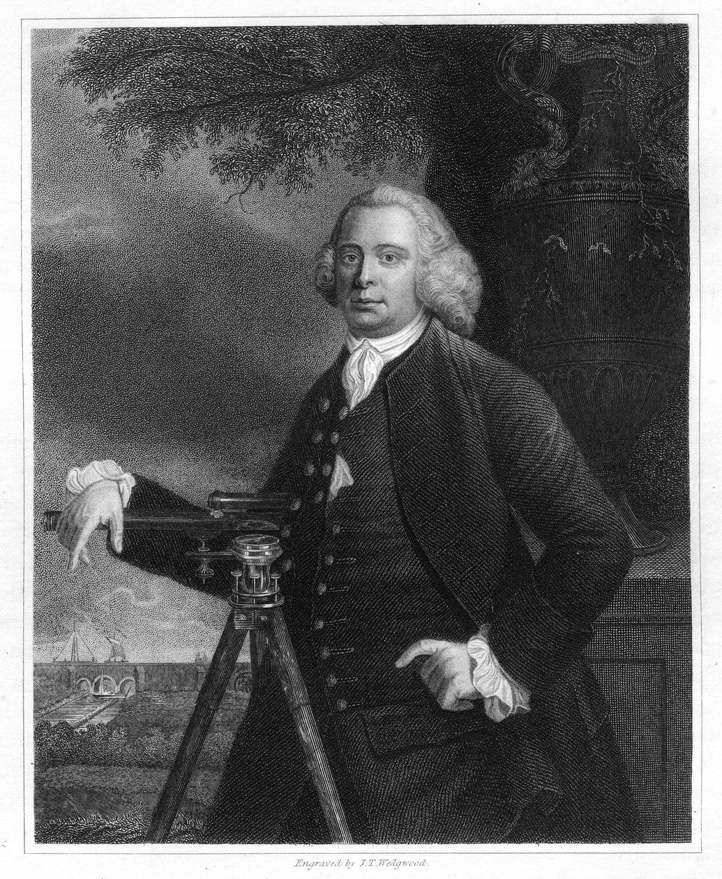 James Brindley, ingénieur civil anglais et constructeur de canaux du 18e siècle, 1836 - JT Wedgwood