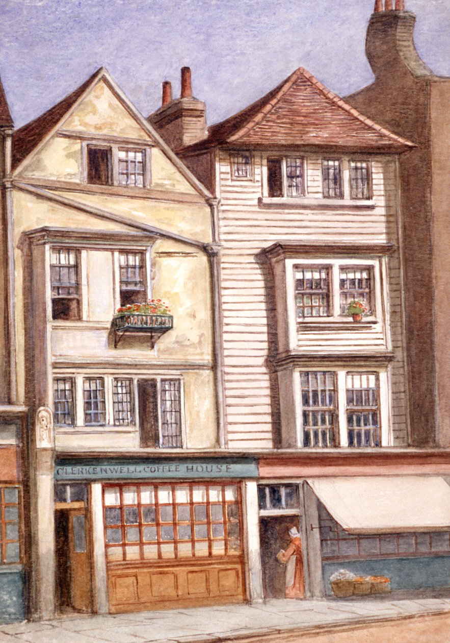 Maison de café de Clerkenwell, Clerkenwell Green, Finsbury, Londres - JT Wilson
