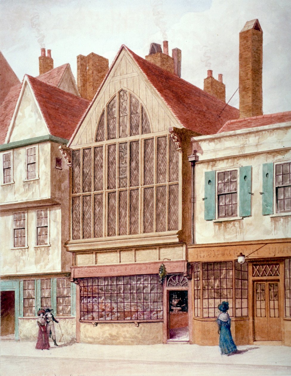 Vue de Trinity Hall, Aldersgate Street, Londres - JT Wilson