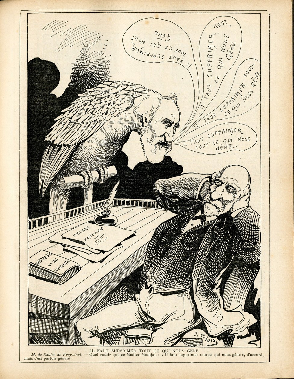 Le Triboulet, Satirique en N & B - J. (1847 1892) Blass