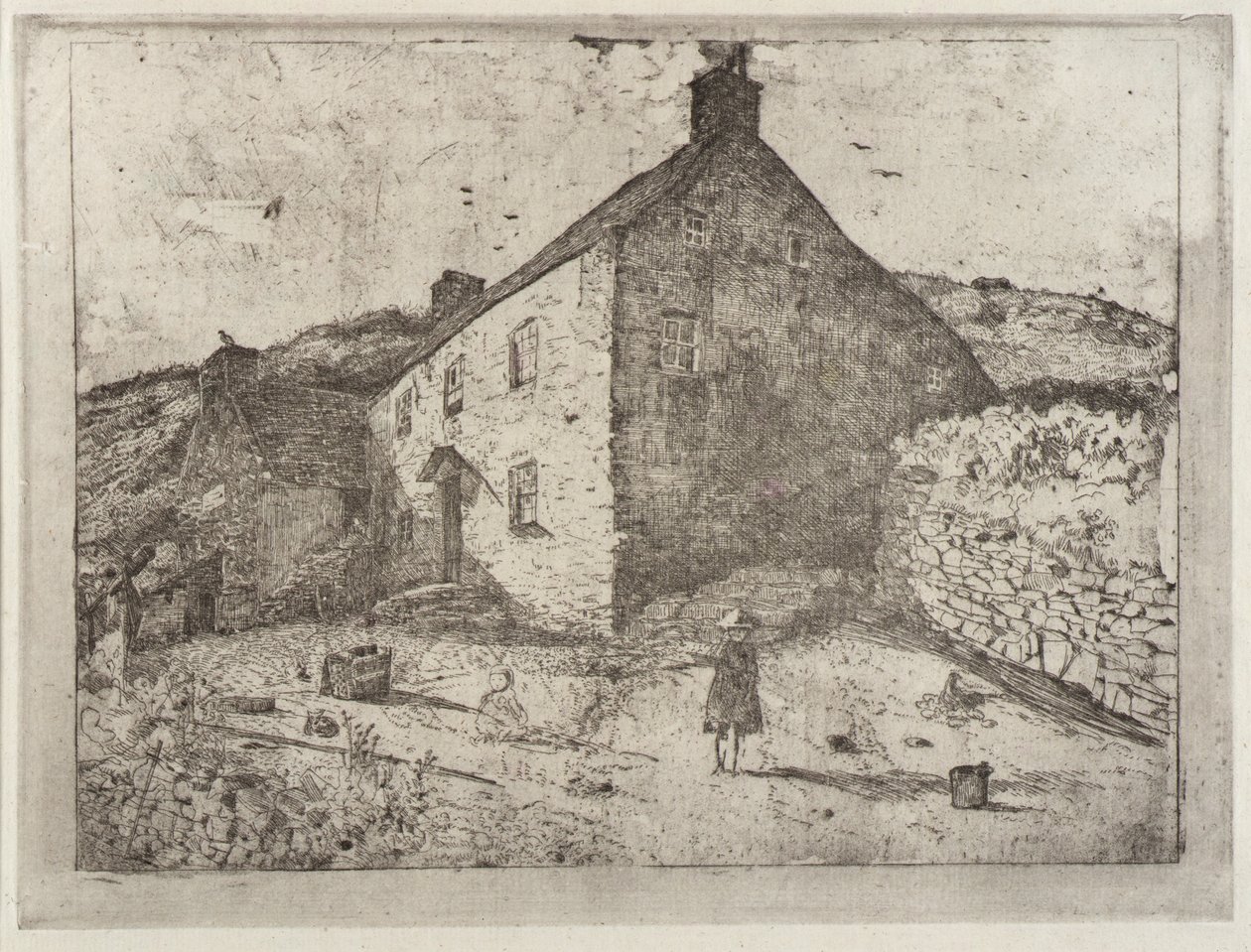Hutte de pêcheur--Île de Man - J. Alden Weir
