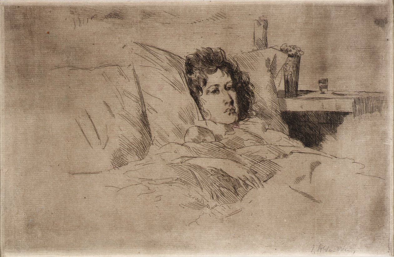 Mère et nourrisson - J. Alden Weir
