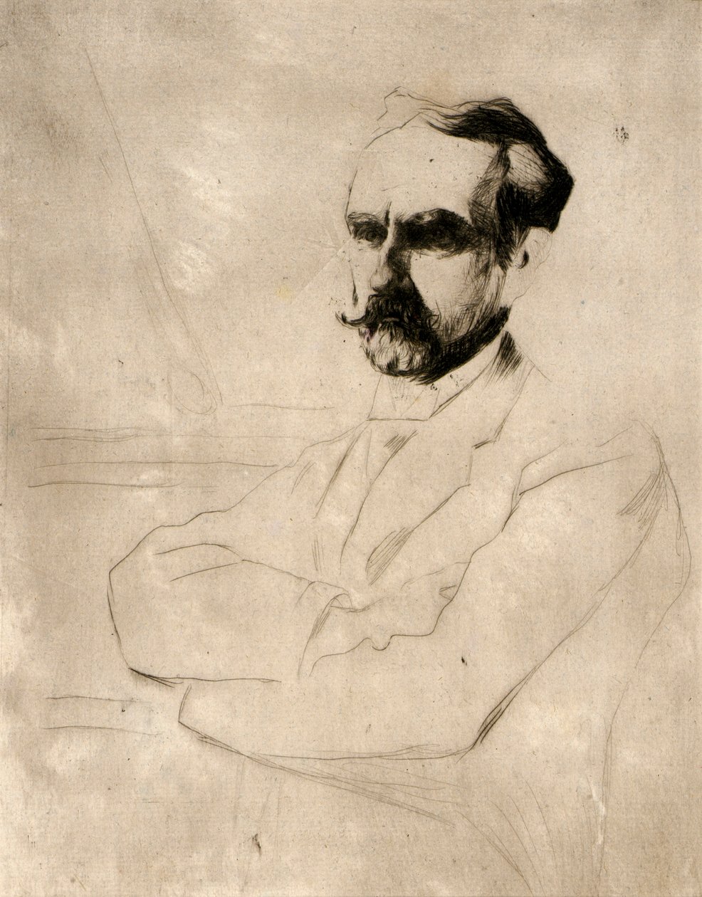 Portrait du Dr. Robert F. Weir - J. Alden Weir
