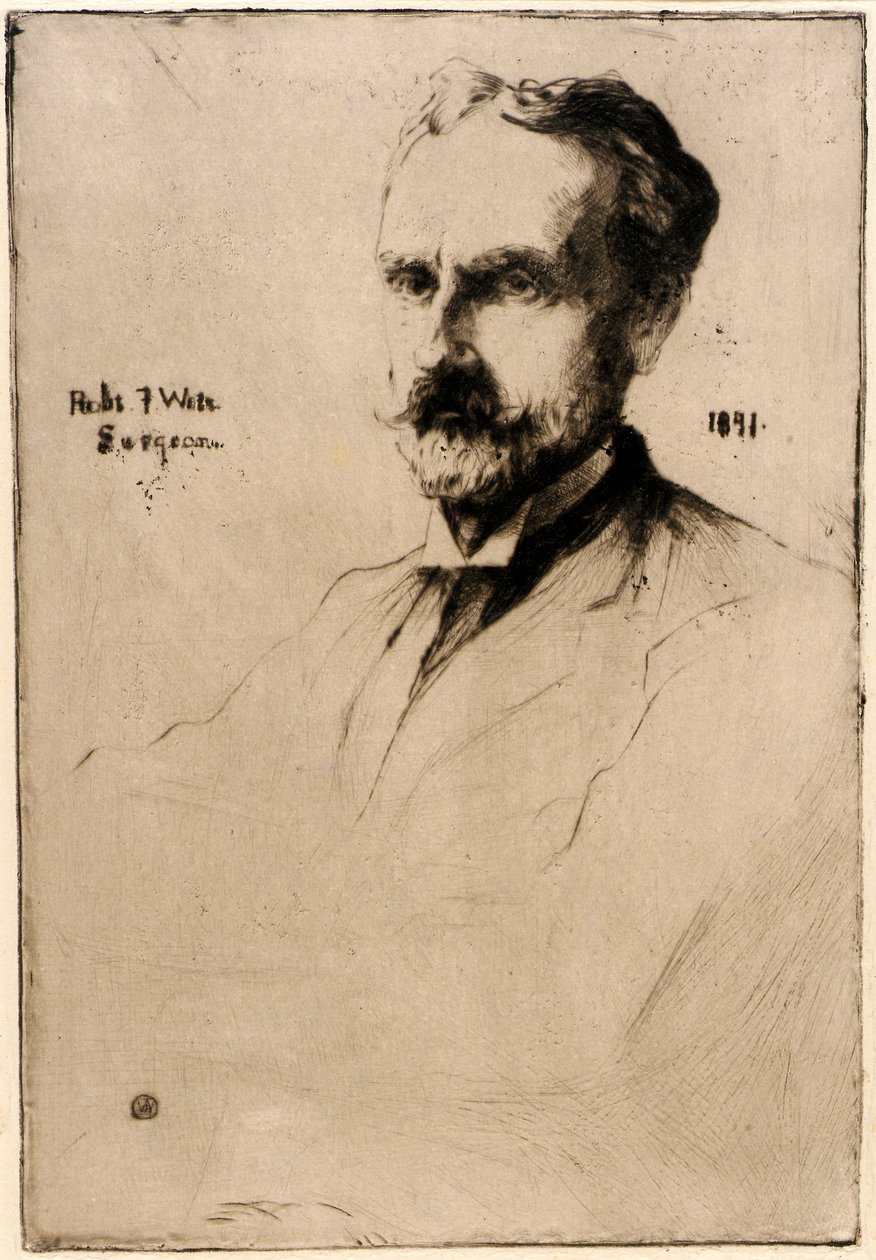 Portrait du Dr. Robert F. Weir - J. Alden Weir