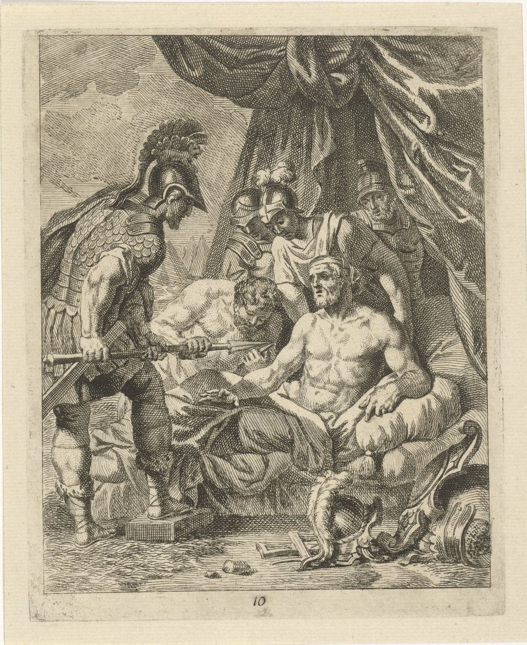 Achille guérit Téléphos - J. Alexander Janssens