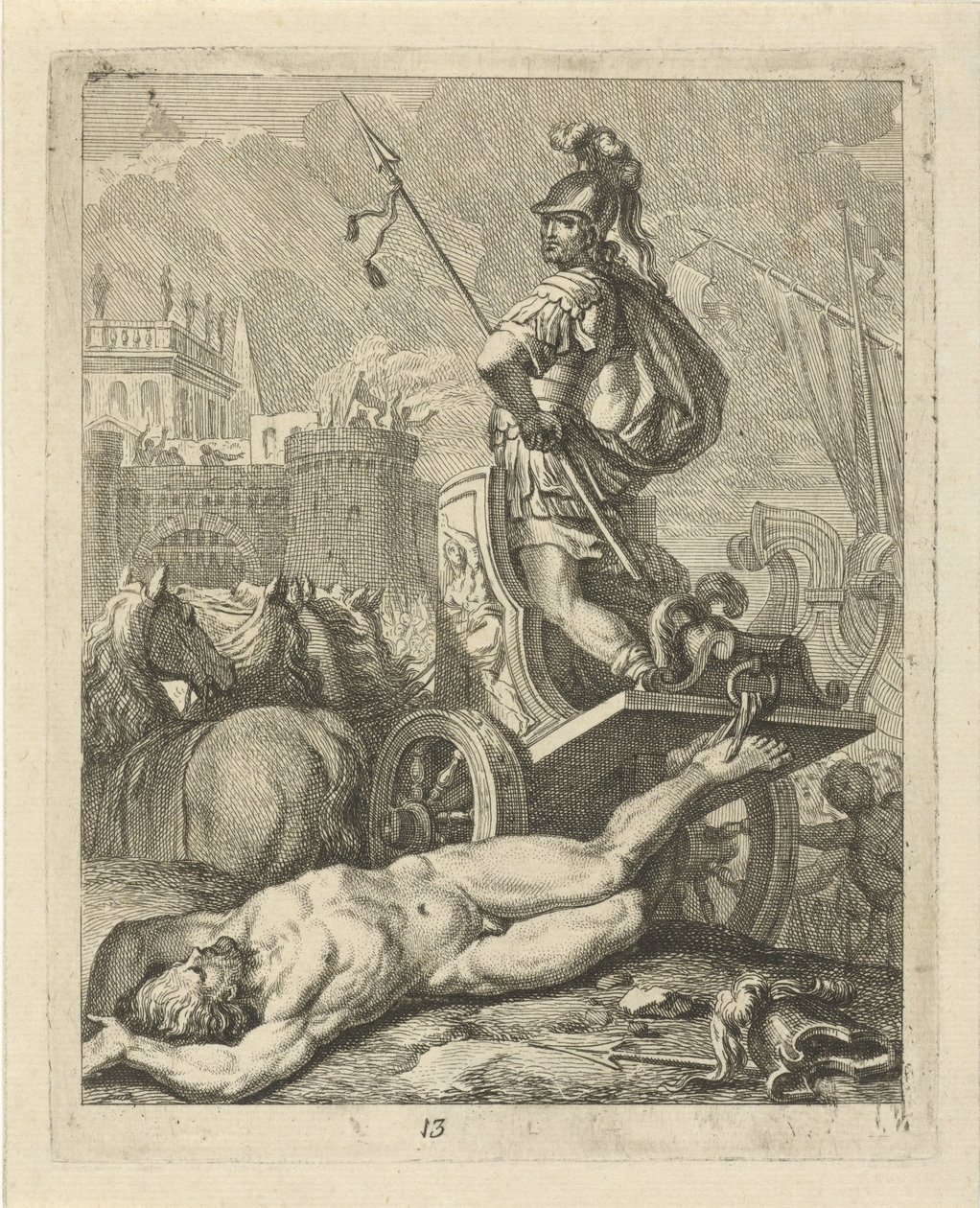 Achille avec le corps d