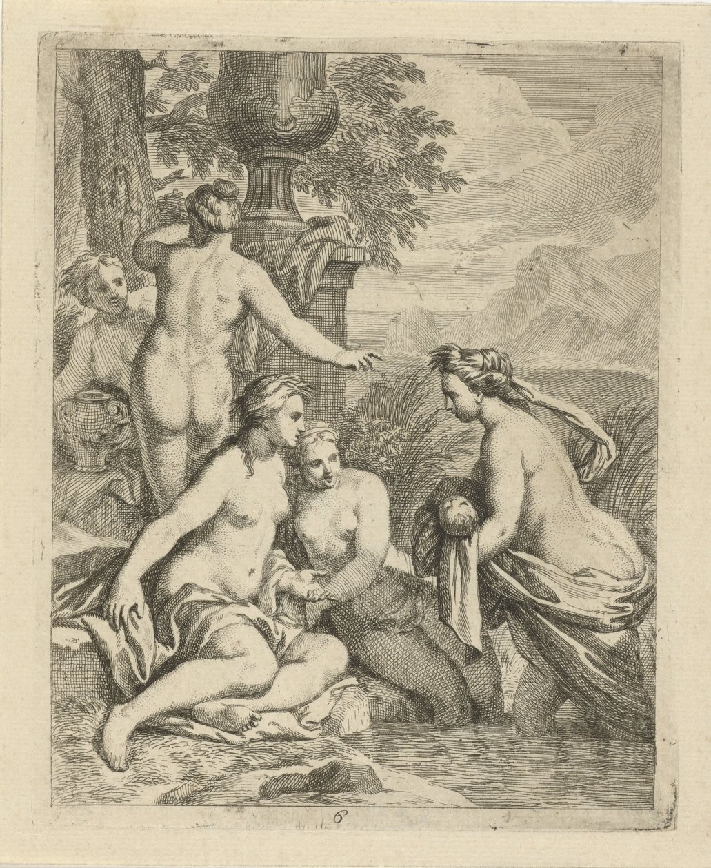 Thétis retourne chez ses nymphes aquatiques - J. Alexander Janssens