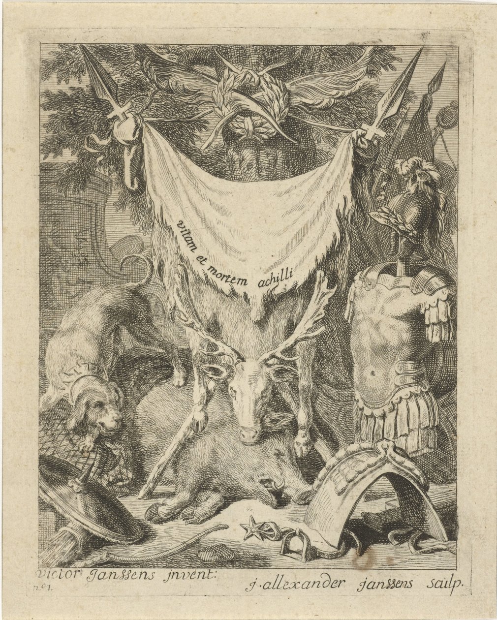 Page de titre pour une série de scènes de la vie d