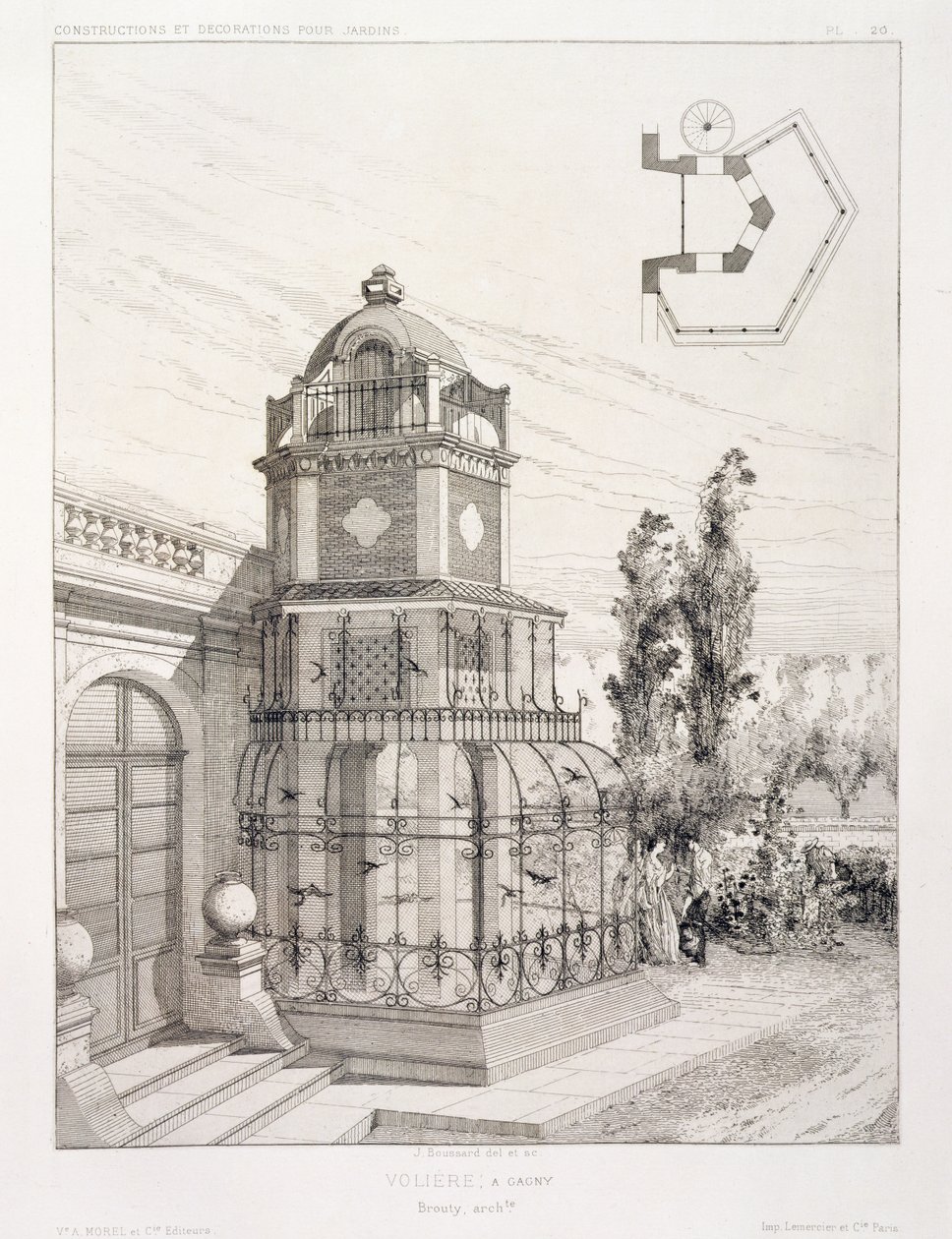 Volière pour oiseaux chanteurs, d