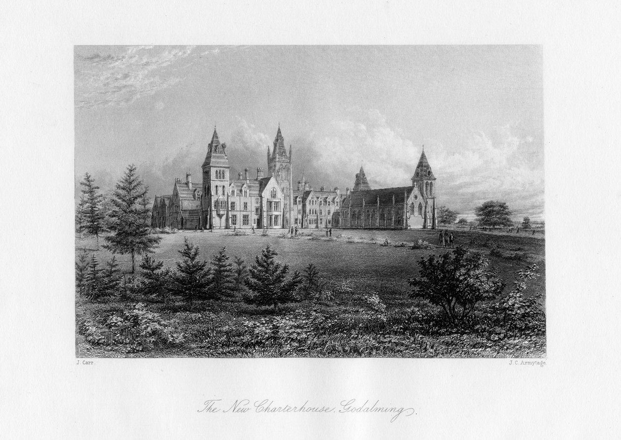 La nouvelle Chartreuse, Godalming, Surrey, fin du 19ème siècle - J. C. Armytage
