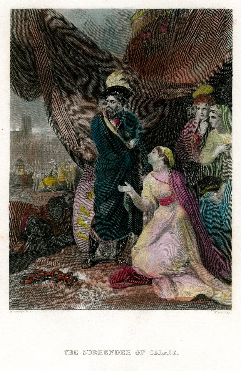La reddition de Calais, 19e siècle - J. C. Armytage