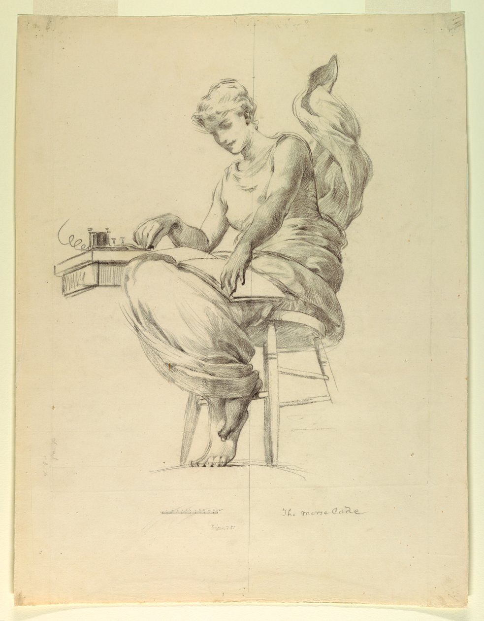 Le Code Morse, étude pour "L