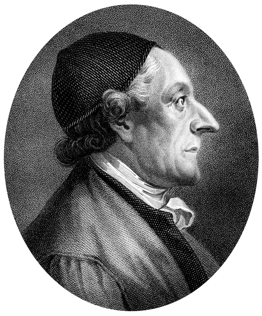 Johann Kaspar Lavater, physiognomoniste et théologien suisse, 1813 - J. Chapman
