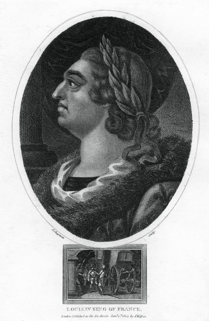 Louis XV, roi de France, 1805 - J. Chapman
