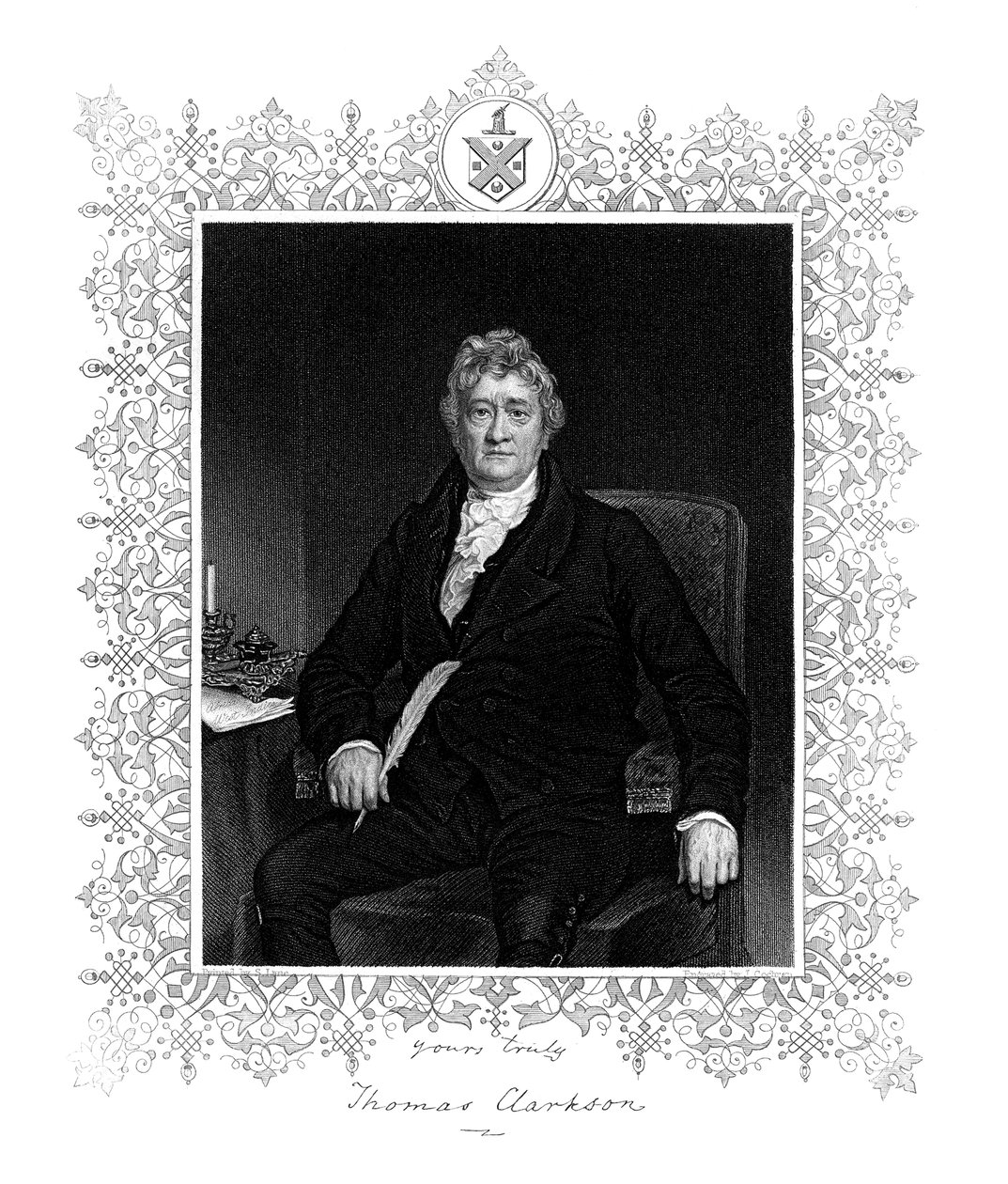 Thomas Clarkson, homme politique anglais et militant anti-esclavagiste, 19e siècle - J. Cochran