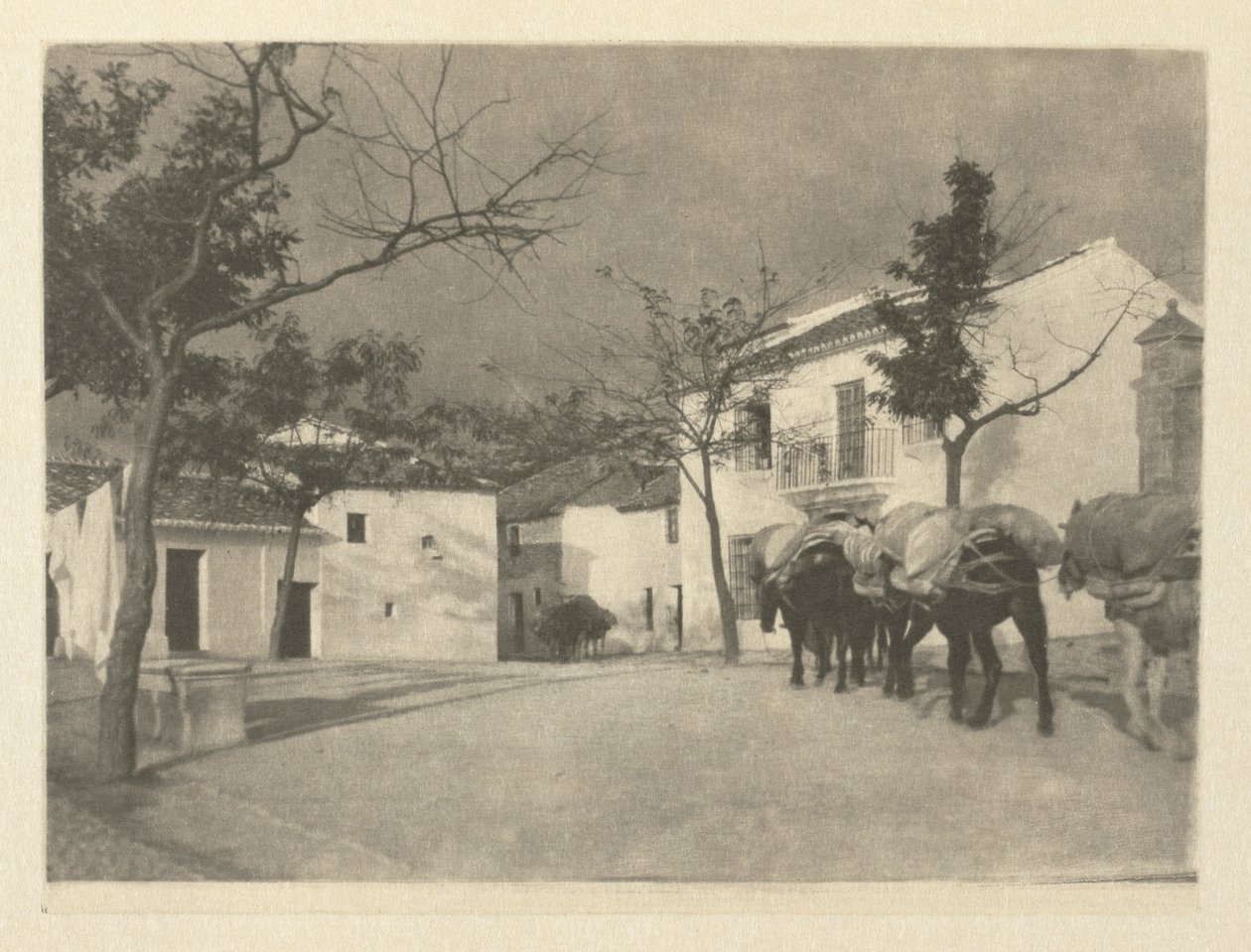 Camera Work: Un carré - Ronda, 1914 - J. Craig Annan