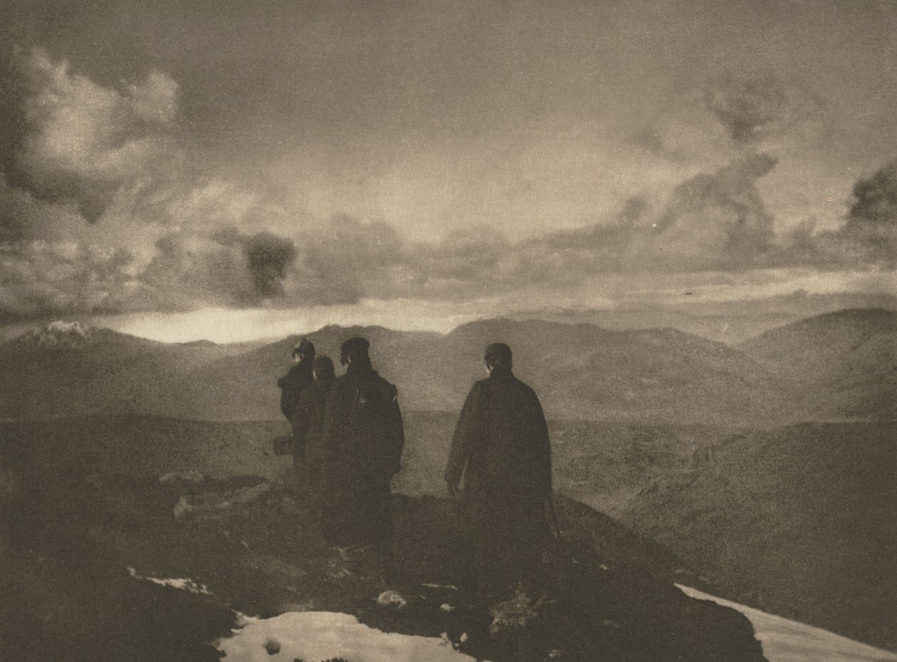 Les montagnes sombres - J. Craig Annan