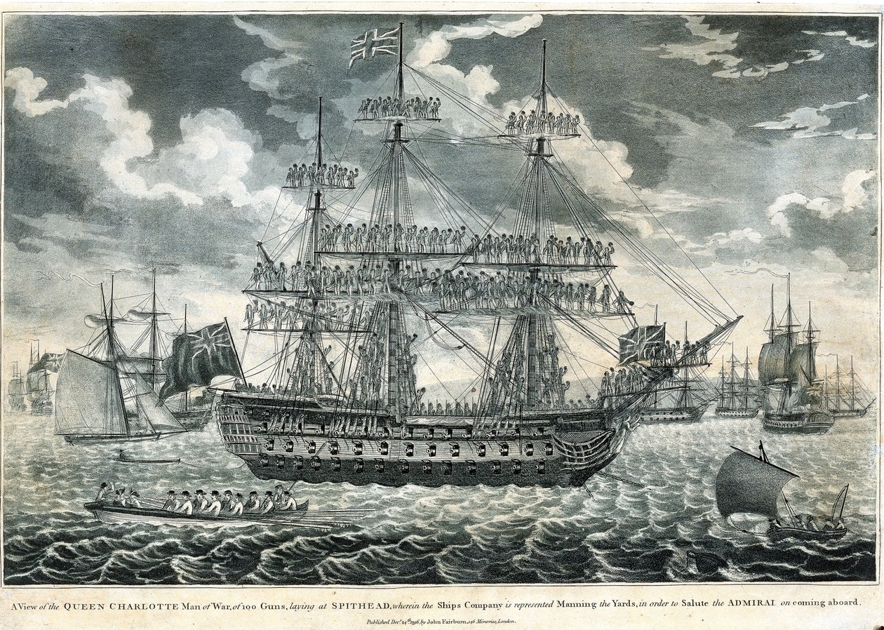 Vue du vaisseau de guerre 