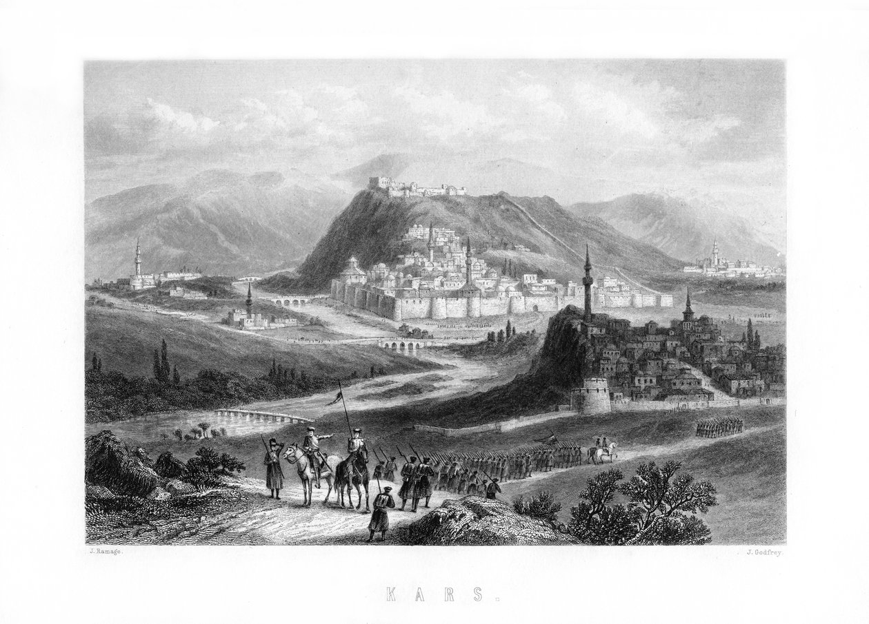 Kars, une ville du nord-est de la Turquie, 1893 - J. Godfrey