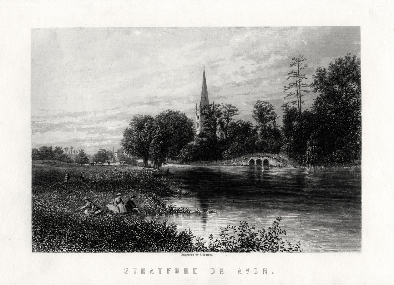 Stratford-upon-Avon, Angleterre, 1883 - J. Godfrey