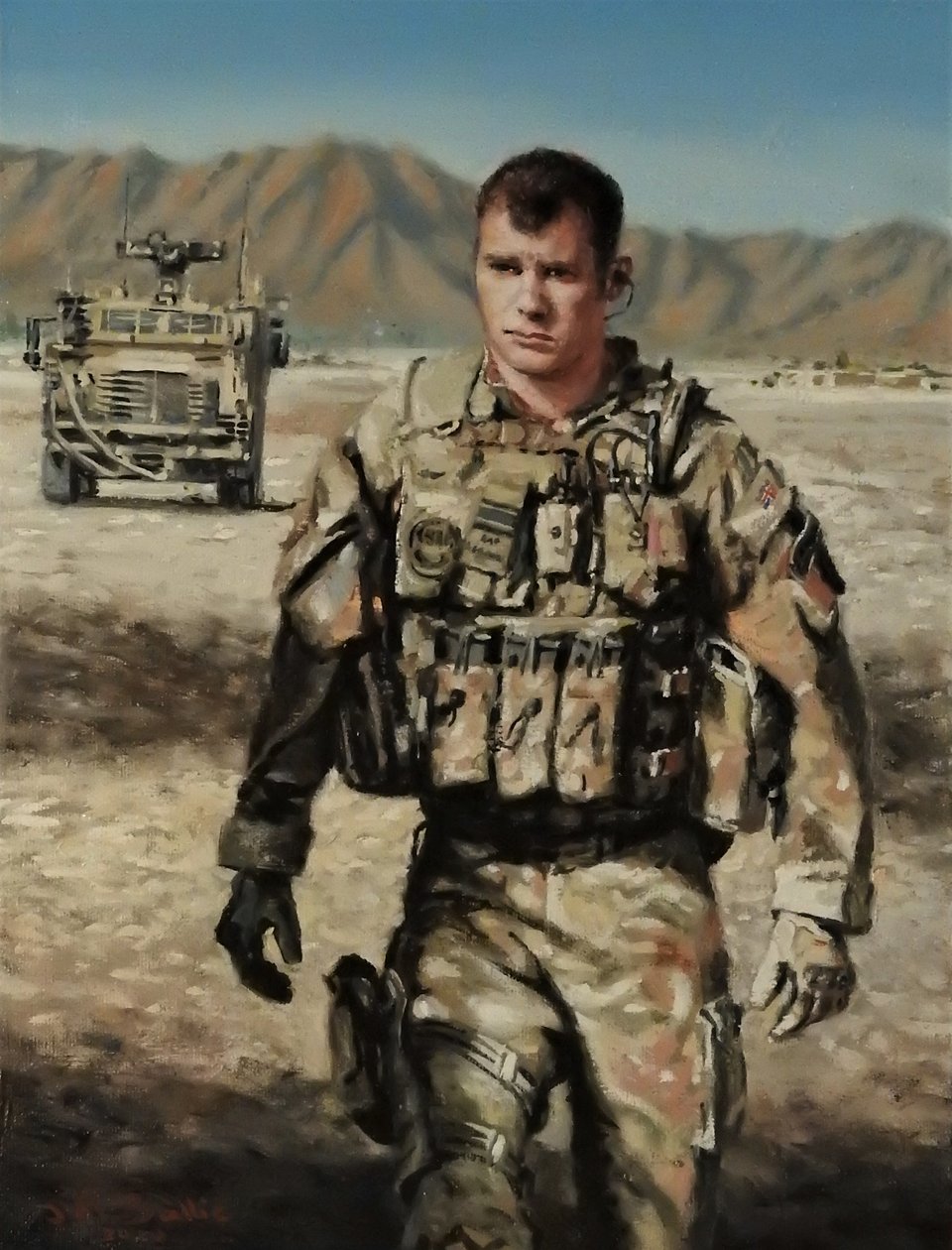 RAF Lt, 2022-23 (huile sur toile) - J Hugh L Beattie