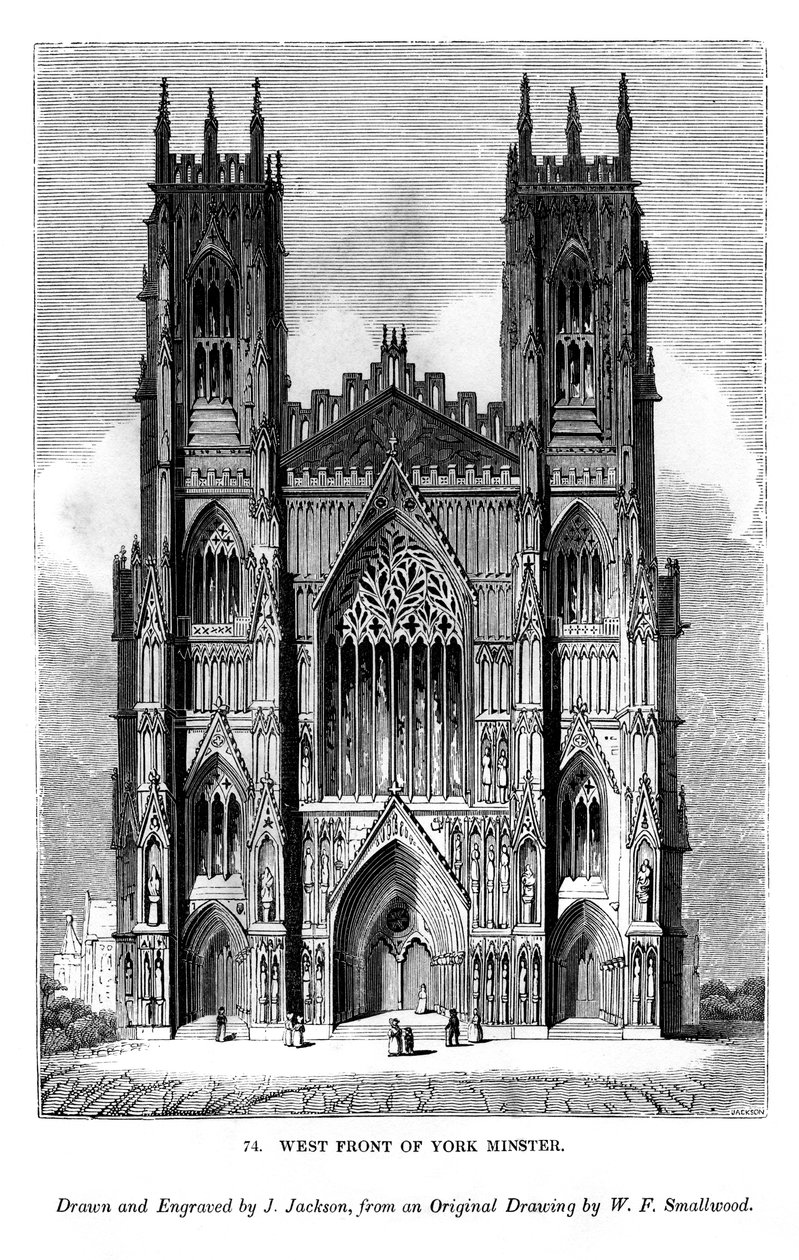 Façade ouest de la cathédrale d