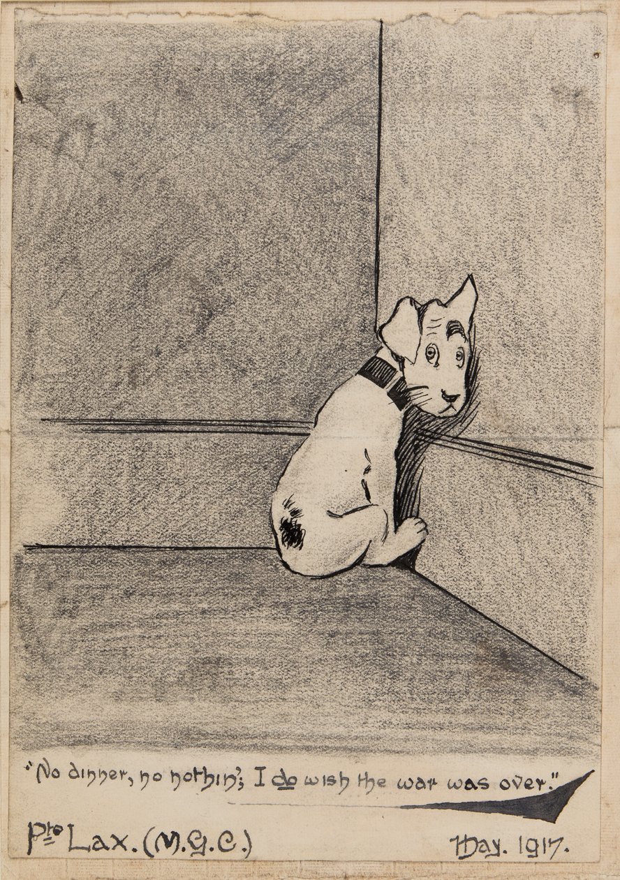 Pas de dîner, rien du tout, je souhaite que la guerre soit finie, 1917 - J. Lax