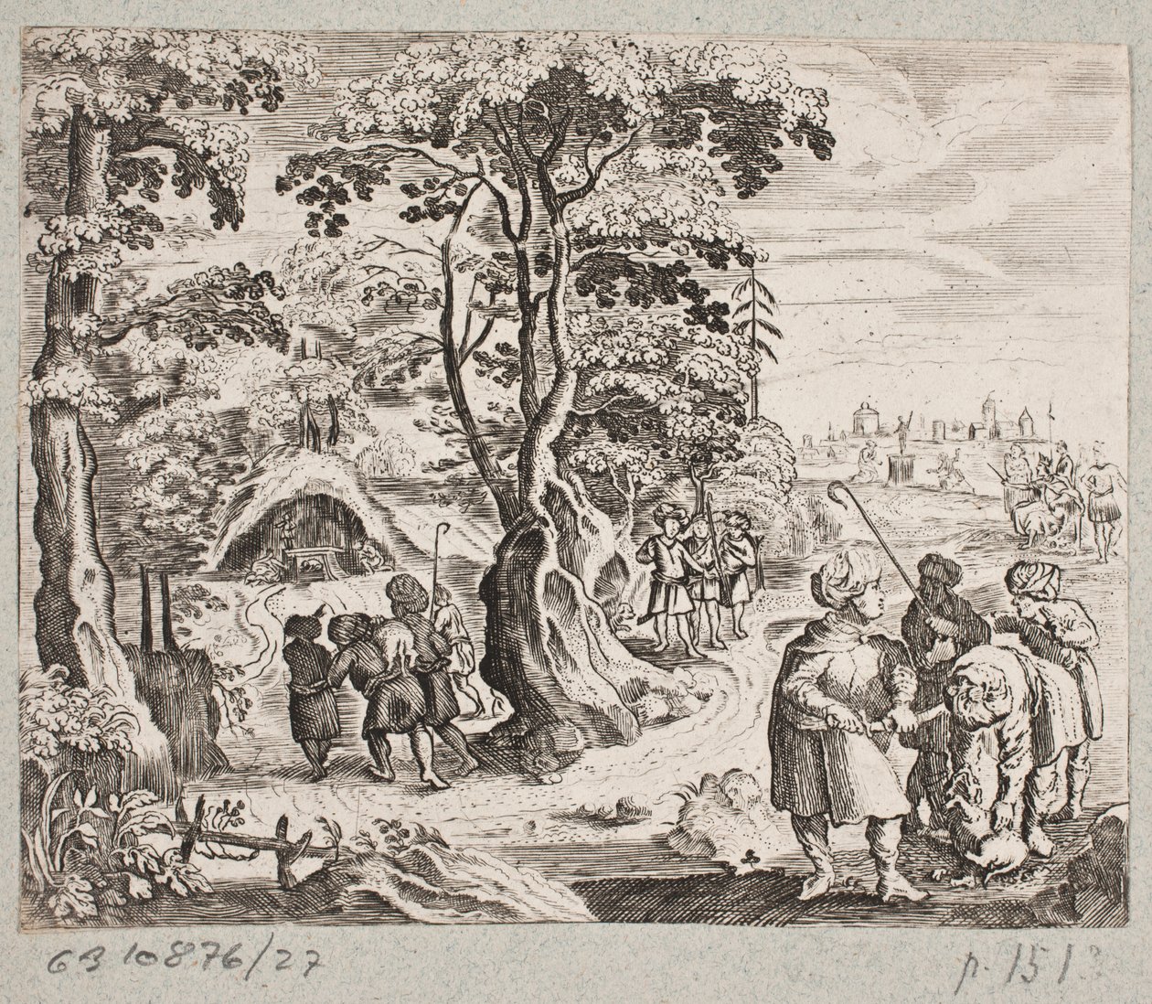 Illustration pour Adam Olearius, “Persianischer Rosenthal von einem Sinnreichen Poeten Schich Saadi […]”, Schleswig 1660 - J. Muller