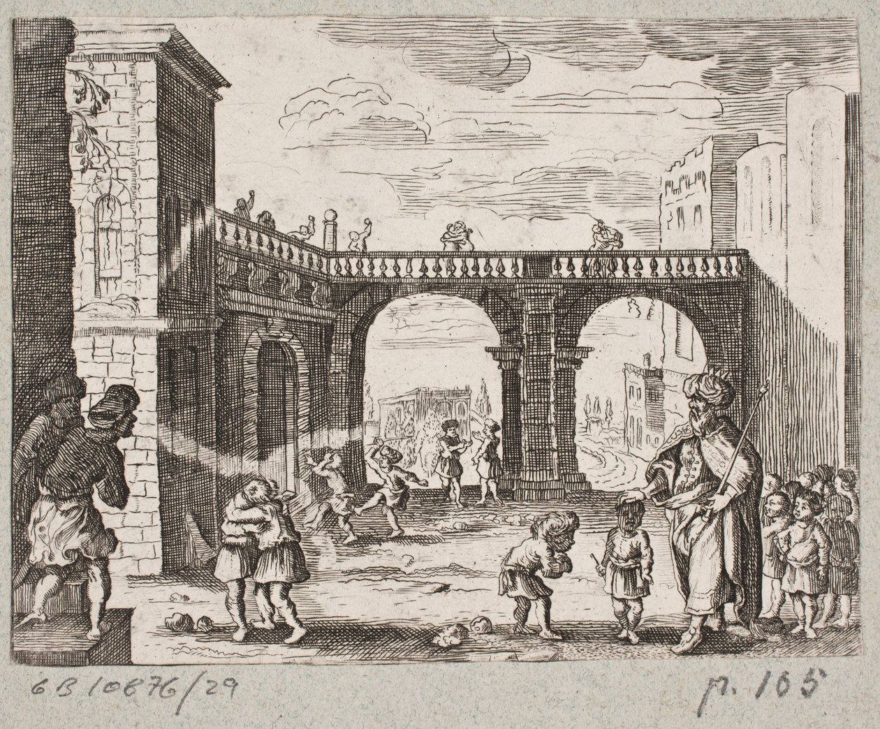 Illustration pour Adam Olearius, « Persianischer Rosenthal von einem Sinnreichen Poeten Schich Saadi [...] », Schleswig 1660 - J. Muller