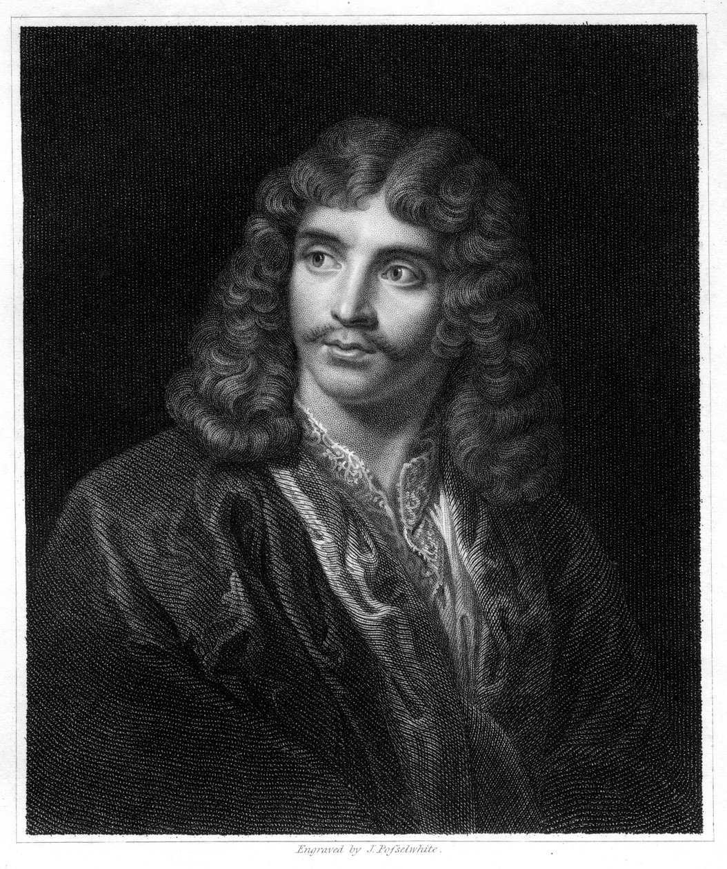 Molière, écrivain, metteur en scène et acteur de théâtre français, 1833 - J. Posselwhite