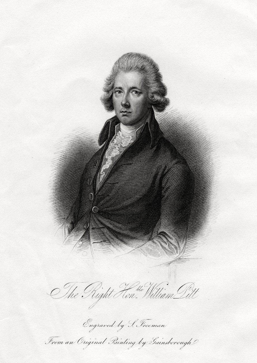 William Pitt le Jeune, homme d