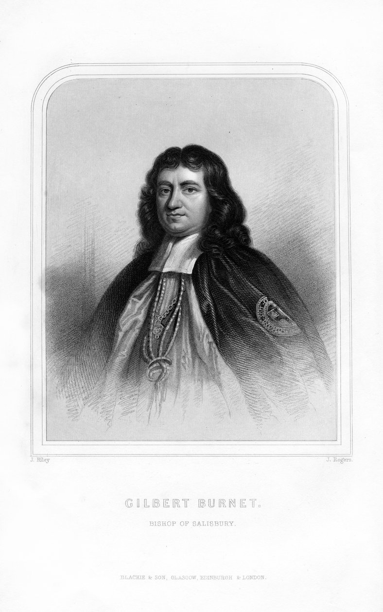 Gilbert Burnet, théologien et historien écossais, 1870 - J. Rogers