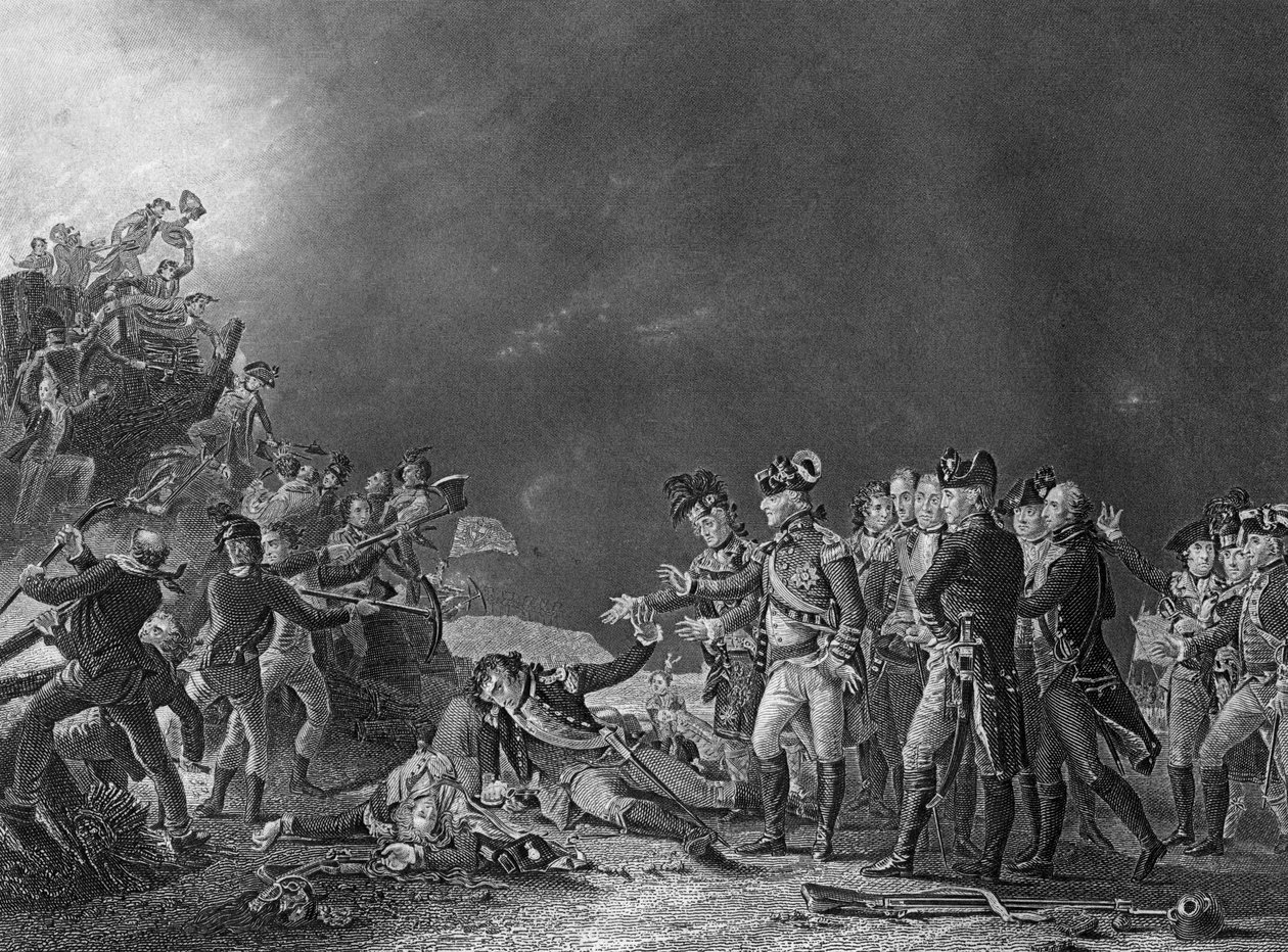 La sortie faite par la garnison de Gibraltar, 27 novembre 1781, vers 1857 - J. Rogers