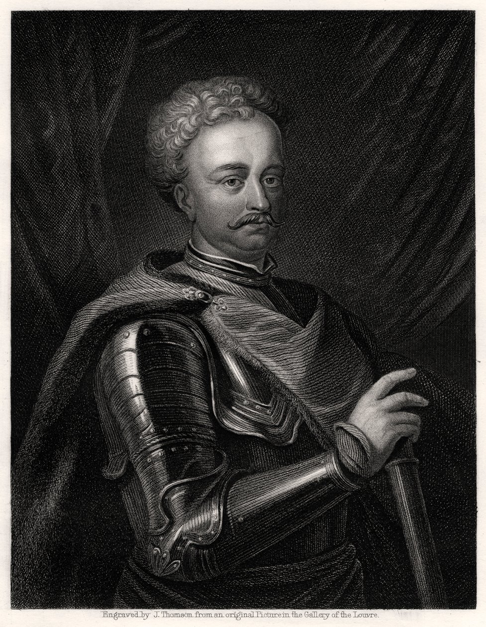 Jan III Sobieski, roi de la République des Deux Nations, XIXe siècle - J. Thomson
