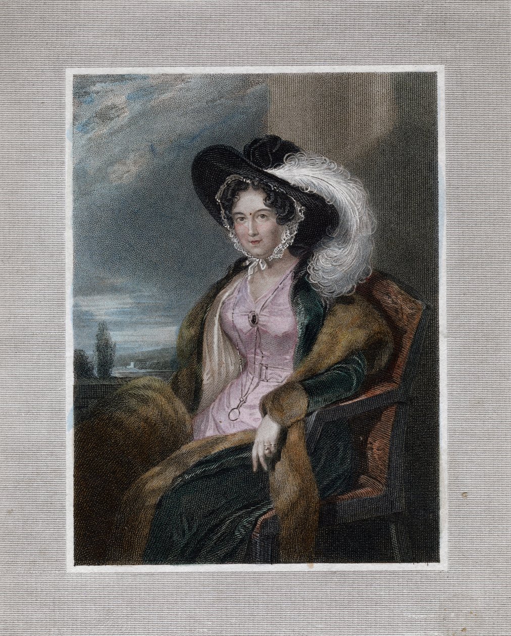 Mary Elizabeth, baronne de Clifford, 1828 - J Wright