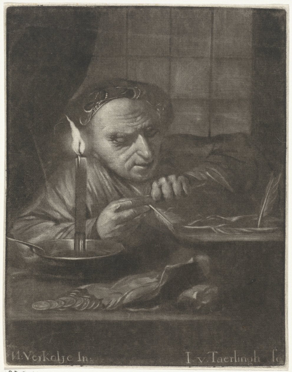 Tailleur de plumes - J. van Taerlingh