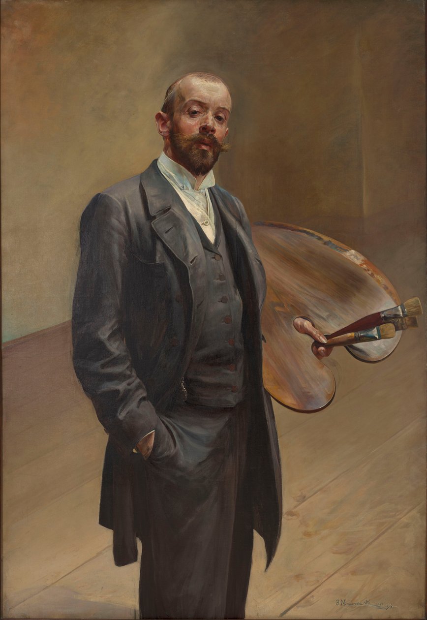 Autoportrait à la palette - Jacek Malczewski