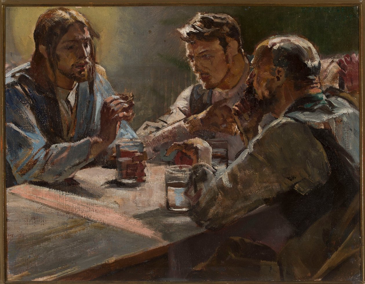 Le Christ à Emmaüs - Jacek Malczewski