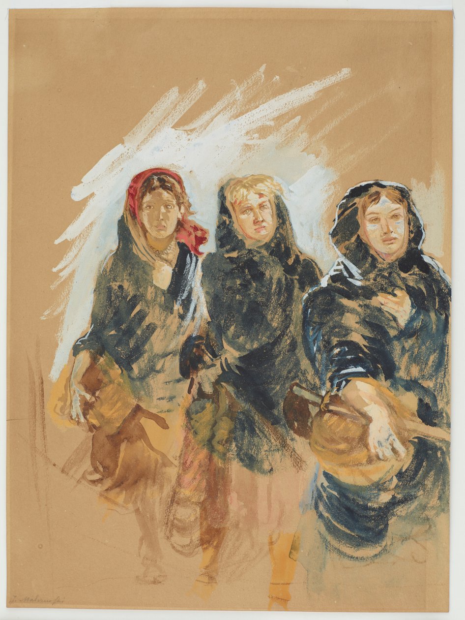 Jeunes filles rurales - Jacek Malczewski