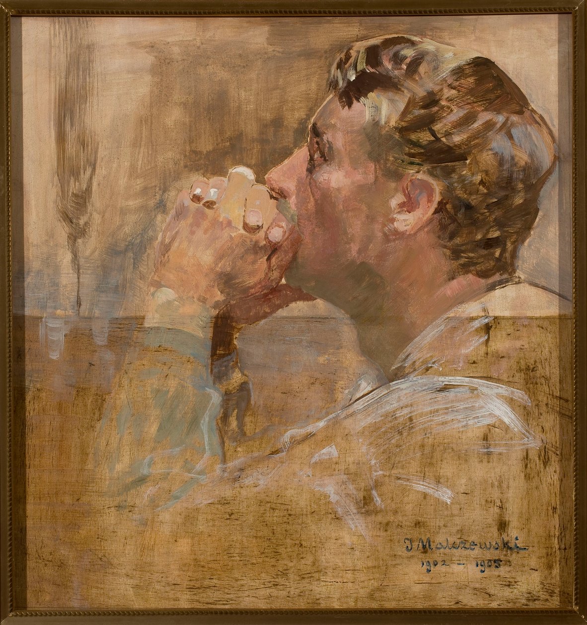 Un homme en prière - Jacek Malczewski