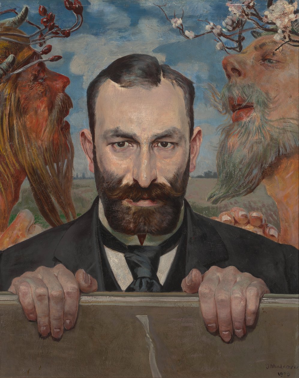 Portrait de Feliks Jasieński - Jacek Malczewski