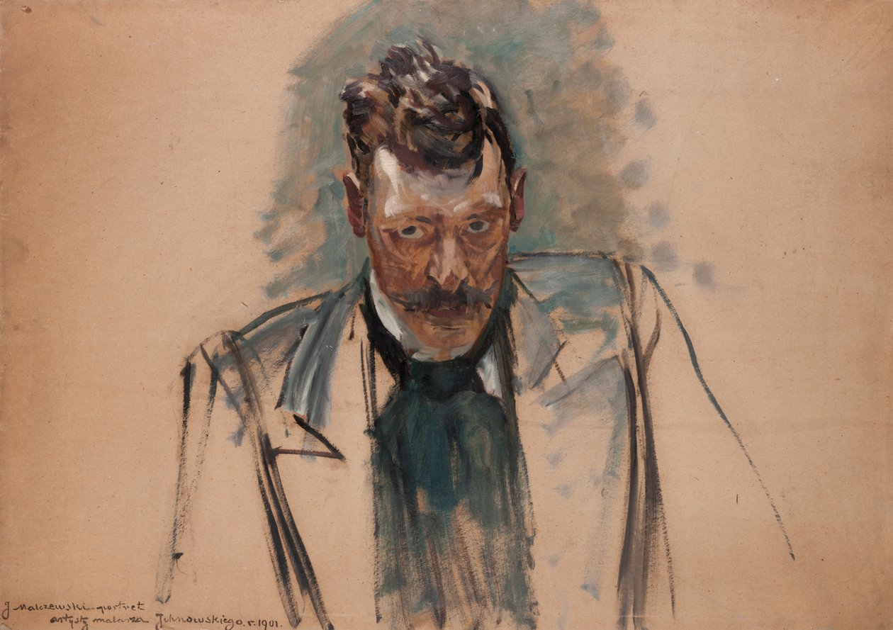Portrait du peintre Ichnowski - Jacek Malczewski