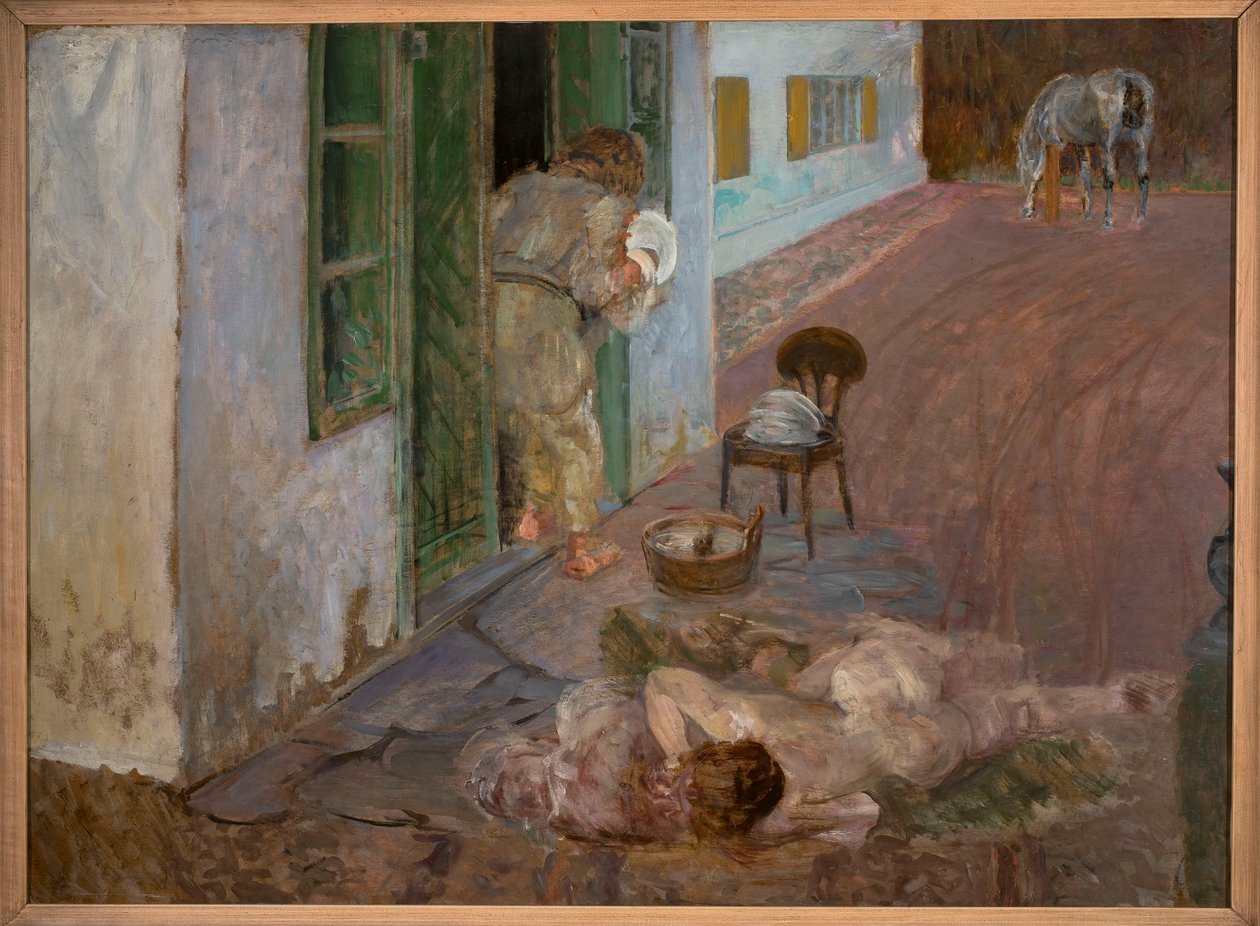 Lavage de la vaisselle. Wielgie - Jacek Malczewski