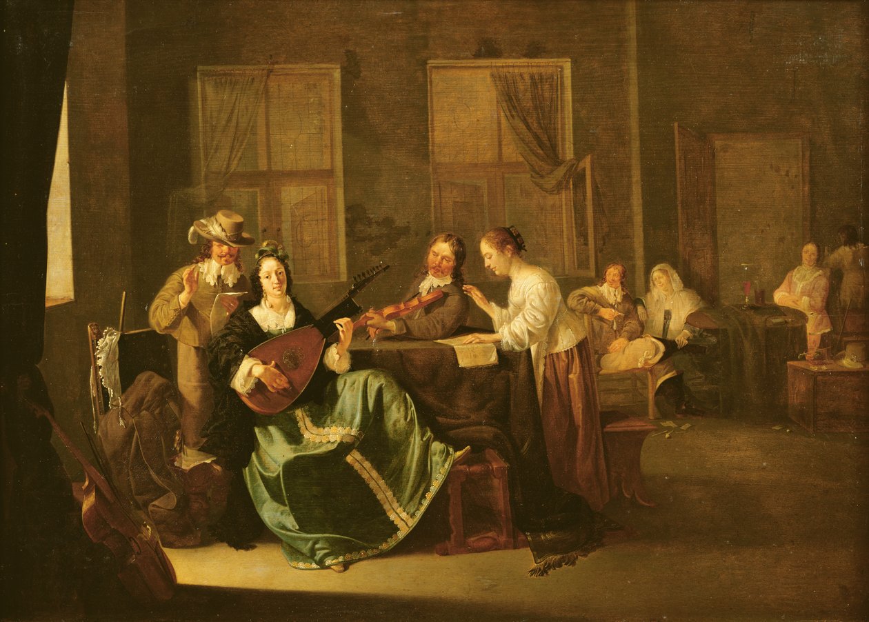 Concert de famille, ou Fête musicale - Jacob Duck