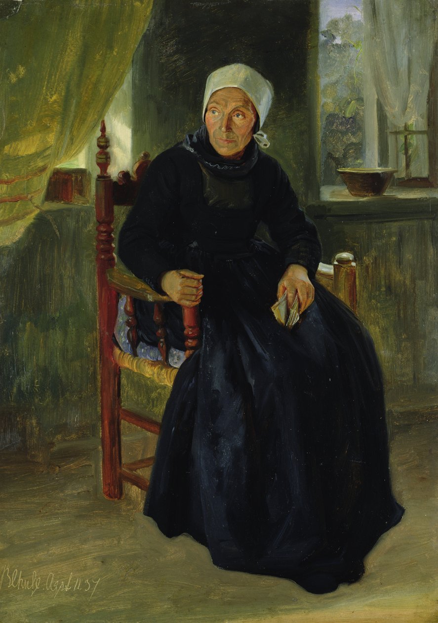Une femme de Blankenese, 1837 - Jacob Gensler