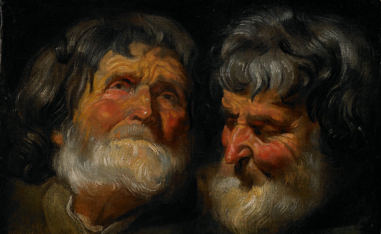 Deux études de la tête d